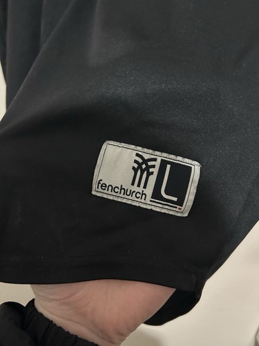 Fenchurch Brooklyn black white baseball jersey jacket size Large y2k hip hop - Picture 2 of 7