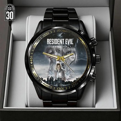 Resident Evil Requiem Black Stainless Steel Watch