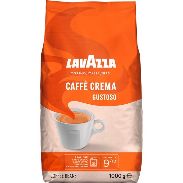 Lavazza Caffè Crema Gustoso Kaffeebohnen, Arabica- Und Robustabohnen...-image