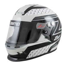 Zamp Helmet H757C1556; RZ-37Y Youth Large Full Face Black/Gray SFI 24.1