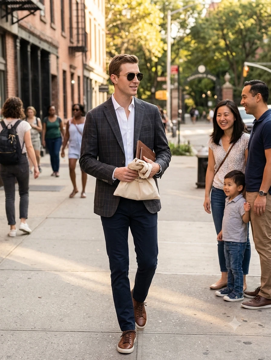Crittenden Stuart Madras Charcoal Sport Coat Wool Regular Fit Blazer 44 L EU 54
Opens in a new windo