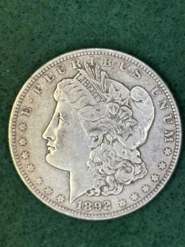 1892 MORGAN SILVER DOLLAR ~ VF+ ~NICE COIN~