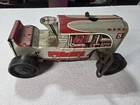 Vintage Marx Climbing Tractor Wind Up Tin Litho toy No 5 Dozer Doesn't Hold Wind