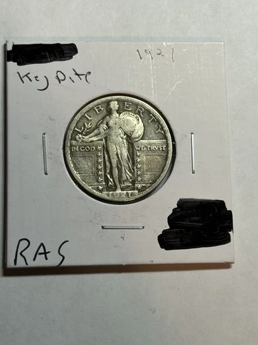 1921 STANDING LIBERTY SILVER QUARTER VF KEY DATE
