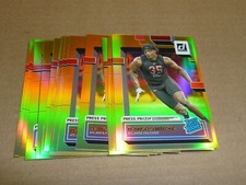 2022 Panini Donruss GOLD PREMIUM STOCK LOT OF 18 DEANGELO MALONE FALCONS #386