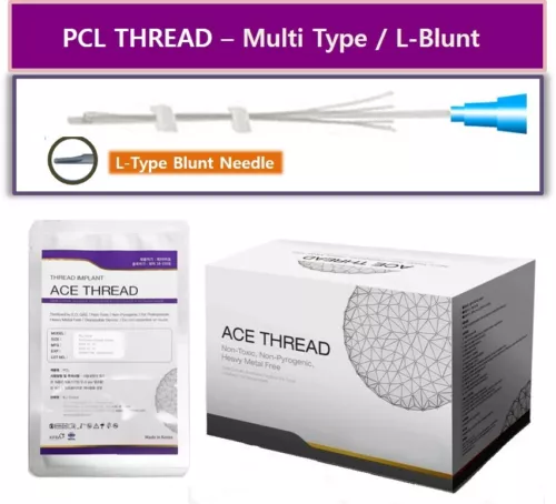 ACE PCL Threads Lift / Korea - Multi Thread Type / L-Type Blunt (20pcs)
