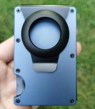 Aluminum Money Clip Card Holder with Airtag Holder RFID Blocking Slim Men Wallet