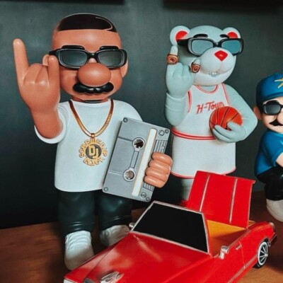 美品ジャンベ2個セット Overseas limited DJ SCREW figure 713 limited HIPHOP G-RAP