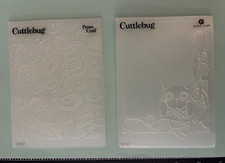 Cuttlebug Provo Craft Embossing Folder PERFECTLY PAISLEY or OWL FLOURISH