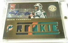 RYAN TANNEHILL RC 2012 TOTALLY CERTIFIED 3CLR PATCH AUTO#01/25!DOLPHINS/TITANS 