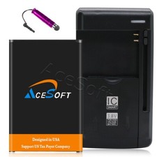 Upgraded 6690mAh Extended Slim Battery Charger for Samsung Galaxy Note 3 N900A