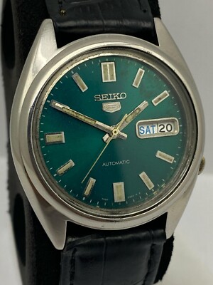 時計 SEIKO/5AUTOMATIC/7S26-01V0/21JEWELS Seiko 5 men's automatic winding 21 stone 7S26-01V0 black
