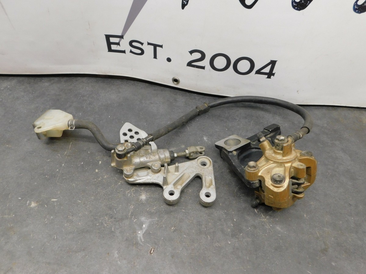 Kawasaki ZX600 ZX 600 Rear Master Cylinder Lines & Caliper 1518 | eBay