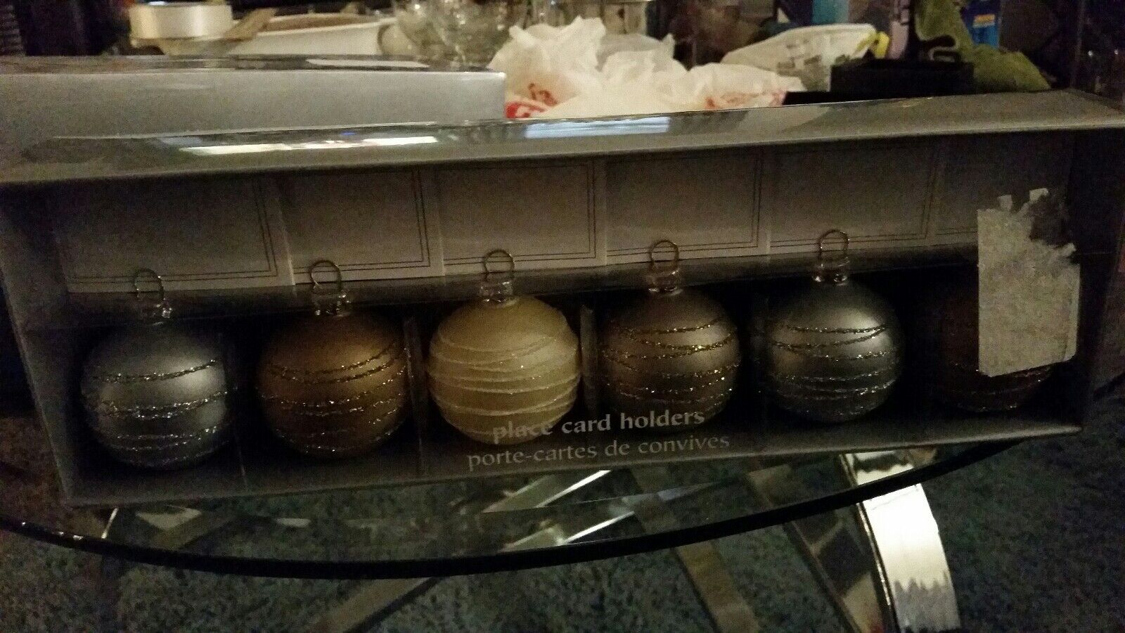 NIB Pier 1 Imports Christmas Spasm price Ornament Card Ranking TOP12 Holders~Se Ball Place