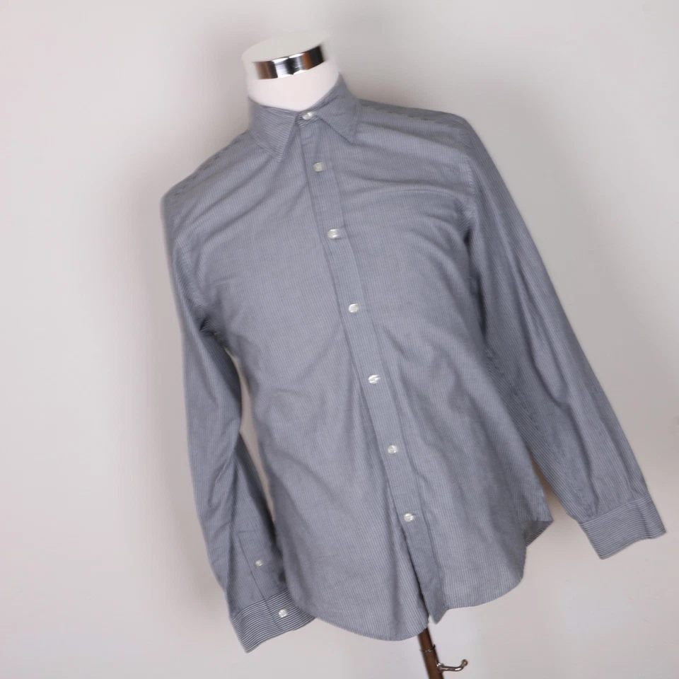 Gap Premium Pin Stripe Dress Shirt Mens M Long Sleeve - Image 2 of 4