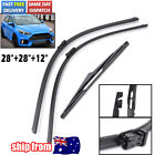 <!--F#f_0-->Front Pair + Rear Windscreen Wiper Blades Set for Ford Focus LW LZ 2012 - 2018<!--F/-->