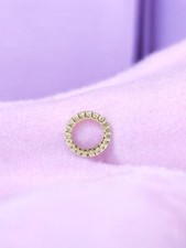 14K Solid Yellow Gold Round Eternity Lab Grown Diamond U Shape Ring 3ctw