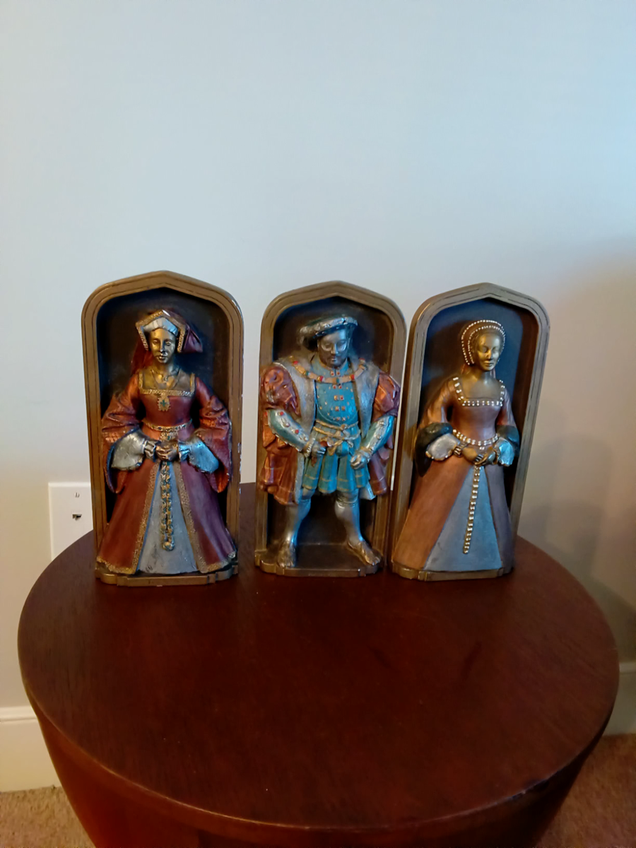 Marcus Designs Made In England King Henry VIII , Anne Bolevn,Jane