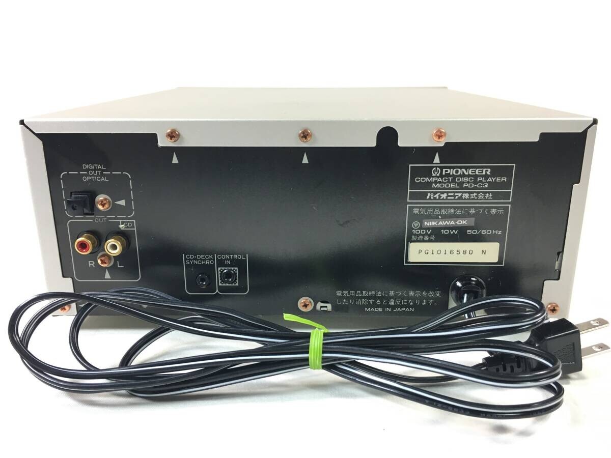 PIONEER PD-C3 CD player Turntable CD playe Used Tested and