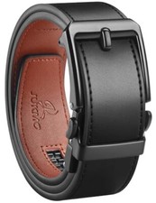 1.5" 38mm Leather Ratchet Belt for Men in Gift Box