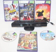 Microsoft 1414 Xbox 360 Kinect Sensor Bundle  6 Games Race, Joy Ride, Fantasia