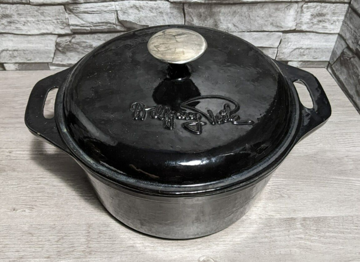 Wolfgang Puck Black Enamel Cast Iron 10