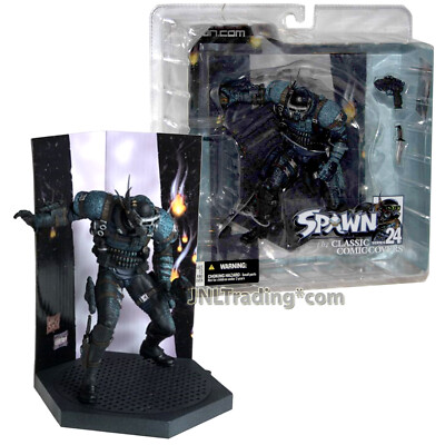 Year 2003 McFarlane Toys Spawn The Classic Covers 6 Inch SWAT