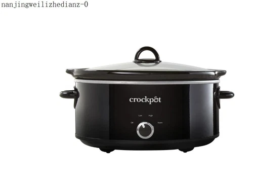 Crock-Pot® Manual 7-Quart Slow Cooker, Black