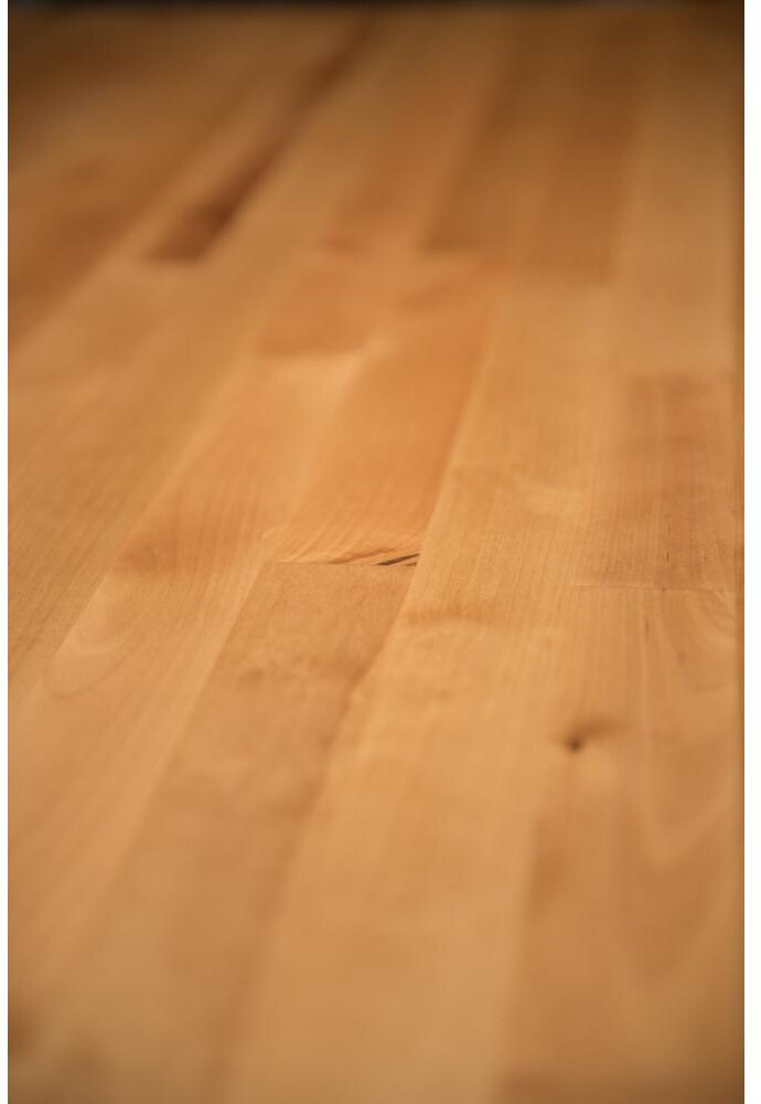 Kitchen Wood Butcher Block Countertop Unfinished Birch 36x36x1.5