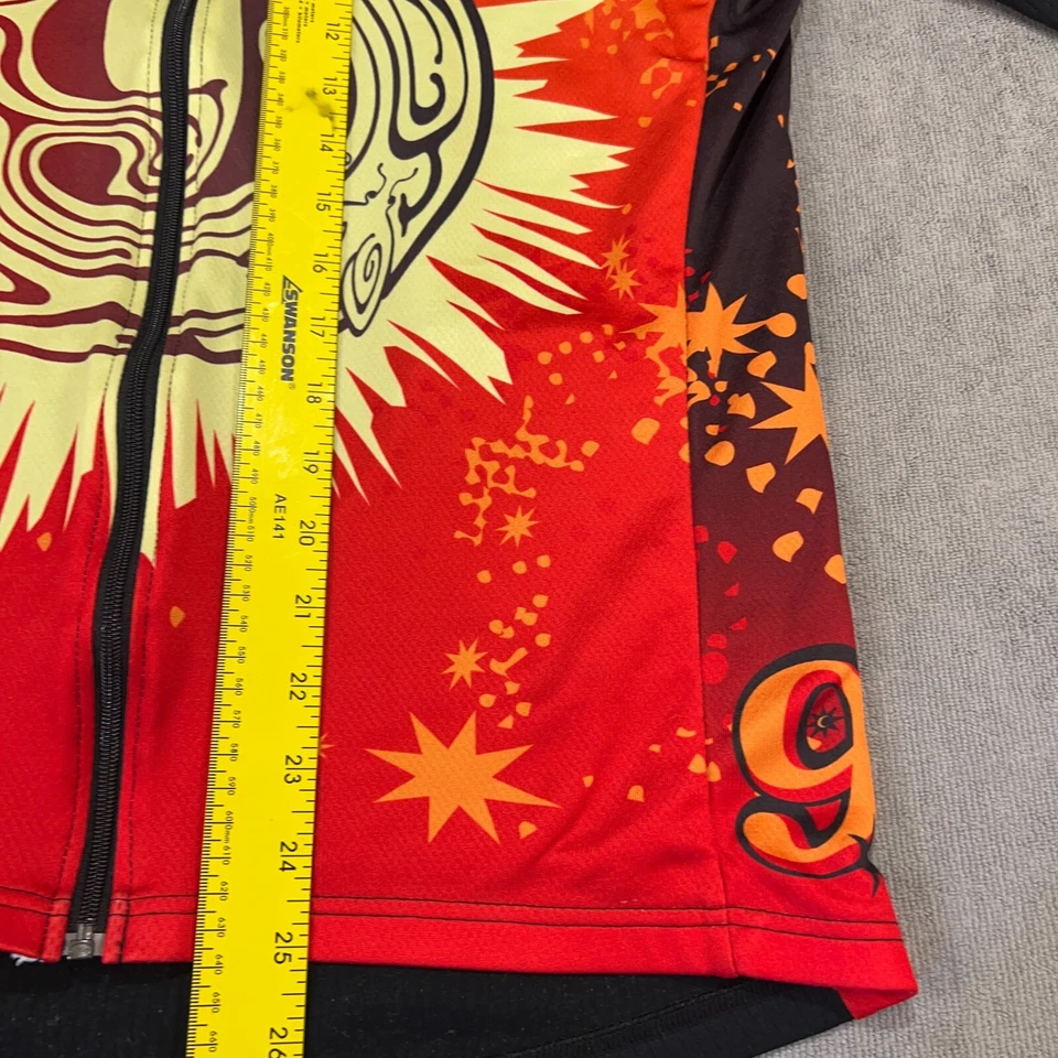 Chaqueta Louis Garneau Para Hombres Pequeña Naranja Ciclismo Jersey Magic Hat Brewing Cremallera Completa Foto 4 de 4