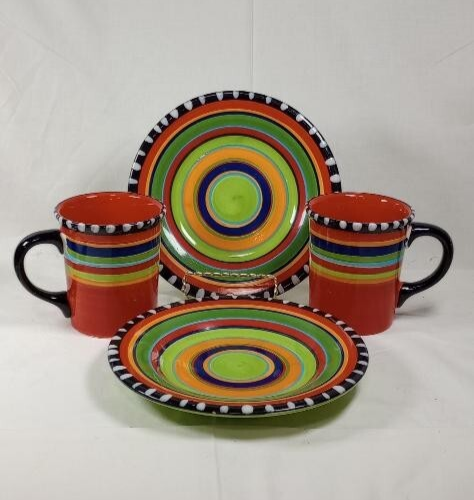 Gibson Elite Pueblo Springs Dis and Cup Set (2)