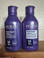 REDKEN BLONDAGE PURPLE SHAMPOO & CONDITIONER 10.1OZ DUO SET 100% AUTHENTIC!!