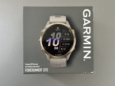 Garmin Forerunner 970 GPS Running Watch Grey/Indigo DLC Titanium — Brand New