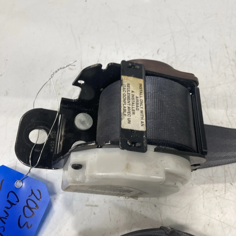 2001-2007 Chrysler Town & Country Dodge Caravan 2nd Row Rear Right Seat Belt OEM - Image 2 of 4