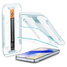 Spigen AluminaCore Tempered Glass Screen Protector GlasTR EZ FIT designed for...