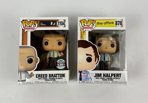 Funko Pop “The Office” Lot of 2 Creed Bratton Specialty and Jim Common