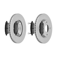 f.becker Bremsscheiben Ø258MM + BremsbelÄGe Vorne FÜR Ford Fiesta VI Suzuki