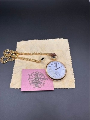 Watex Pocket Watch SWISS Made Diamond Wedding Commemoration 17J Used