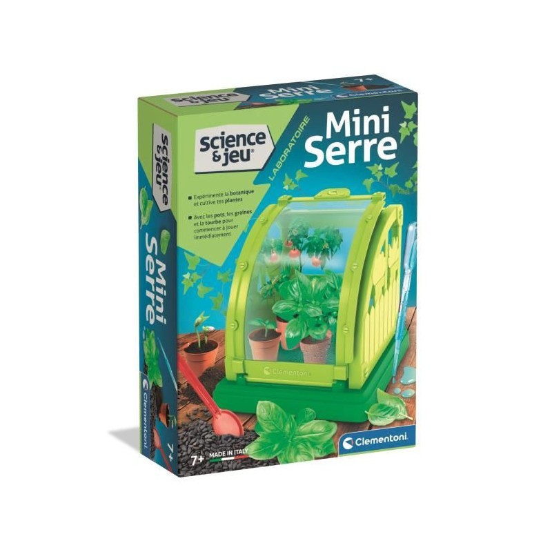 Mini Serre botanique Clementoni pour faire pousser des plantes facilement