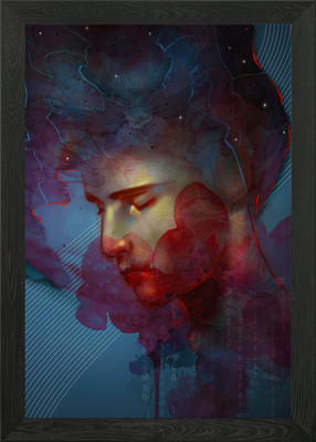 Der Name dieses Werkes ist Seele Alche gerahmtes Wandbild Poster Leinwanddruck Bild
