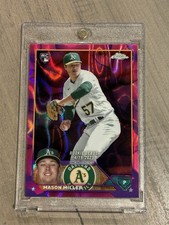 2023 Topps Chrome Update Series - Mason Miller Magenta Purple Lava Lamp 225/299