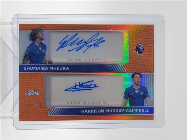 Harrison Murray-Campbell 2026 Topps Chrome PL DUAL ORANGE AUTO /25 Q4354