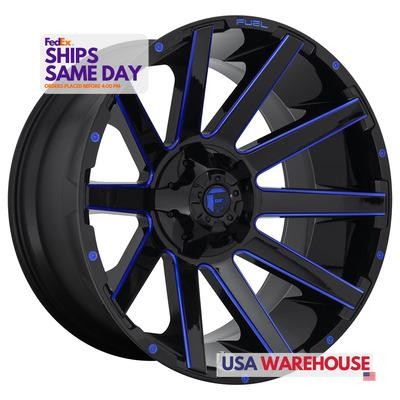 Fuel Off Road FORD61520909849 Black Aluminum 20 in Wheel Rim 6x5.3 / 6x5.5 20x9 - Picture 1 of 9