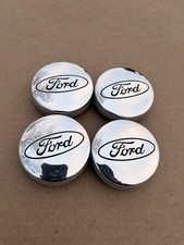 Ford Wheel Center Caps Silver Chrome Emblem 2 18 Hubcaps Mirror Cover 4 Pcs