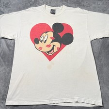 Vintage Disney Mickey Unlimited T-Shirt Mens XL White Graphic Print Y2K Cotton