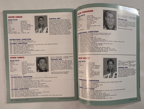 2000 US Olympic Team Trials Gymnastics Program Dantzscher Dawes Moceanu - Picture 2 of 5