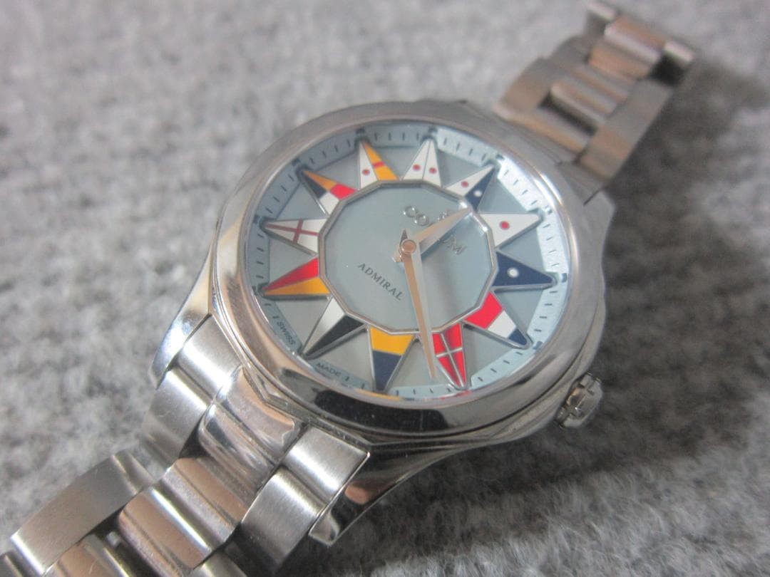 Corum Admiral's Cup Legend 32 Automatic Shell Dial Watch w/Box Used Working Good image 3