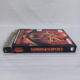 Swords & Serpents - Box ONLY (Nintendo NES) NO GAME - READ