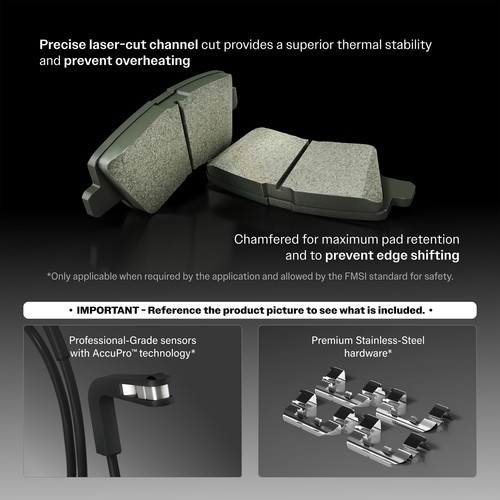 Front Rear Coat Drill Slot Disc Brake Rotor Semi-Metallic Pad Kit For 3.8 R-Spec - Picture 14 of 18