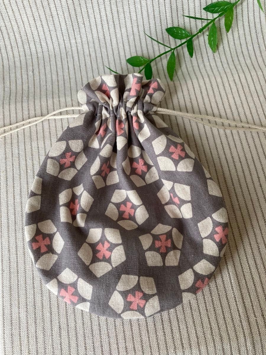 drawstring bag drawstring pouch round bottom scho… - image 1